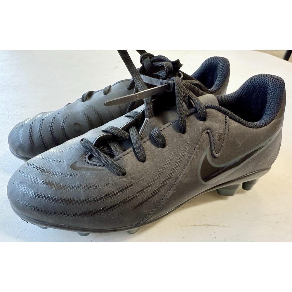 Size 1Y Nike Jr. Phantom GX II Club Kids FG/MG Soccer Cleats FJ2600-002 Black